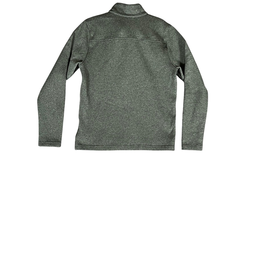 Marmot Mens Quarter Zip Fleece Pullover Olive Green Large L Heathered - Picture 2 of 9